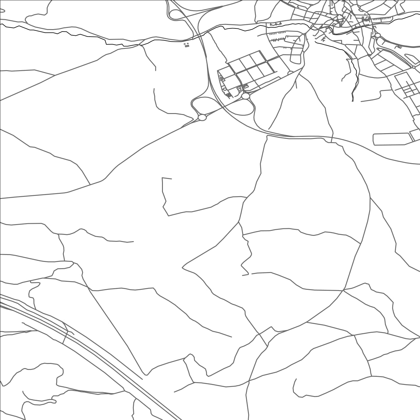 ROAD MAP OF PARACUELLOS DE JARAMA, SPAIN BY MAPAKES