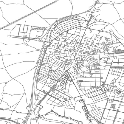 ROAD MAP OF PARLA, SPAIN BY MAPAKES