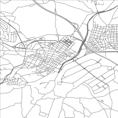 ROAD MAP OF PICASENT, SPAIN BY MAPAKES