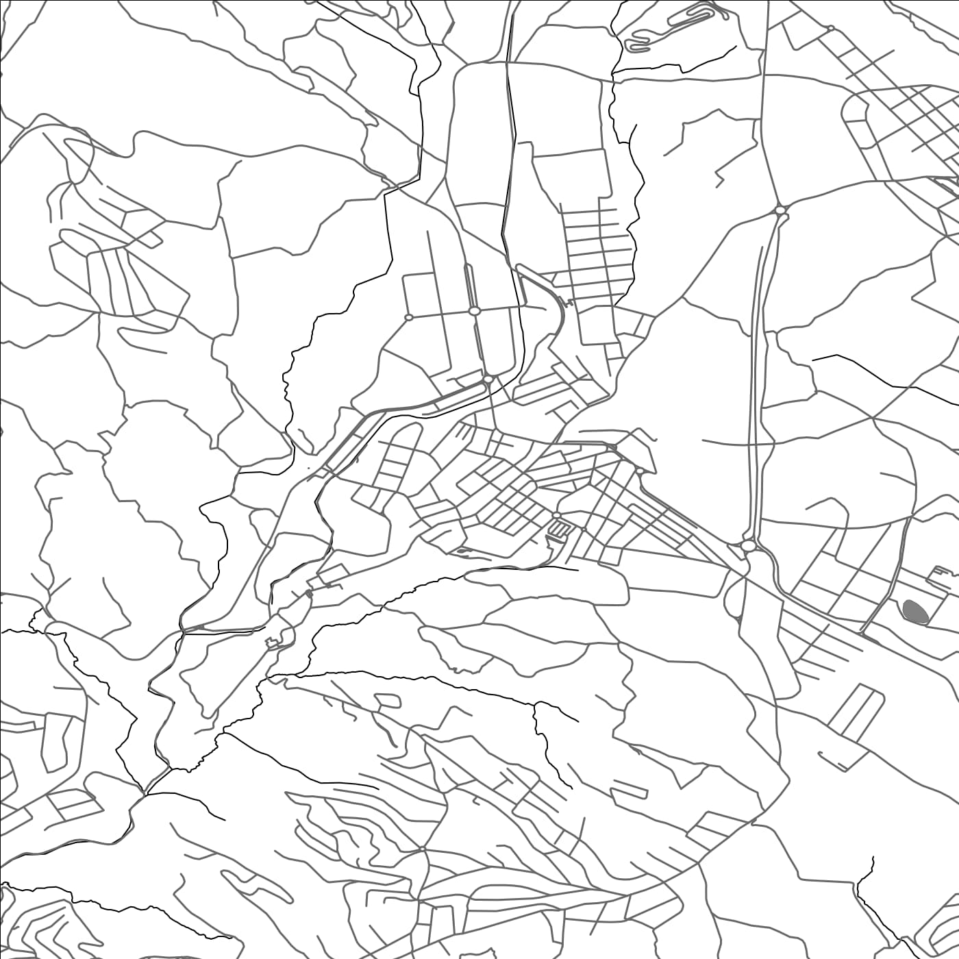 ROAD MAP OF PIERA, SPAIN BY MAPAKES