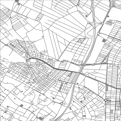 ROAD MAP OF PILAR DE LA HORADADA, SPAIN BY MAPAKES