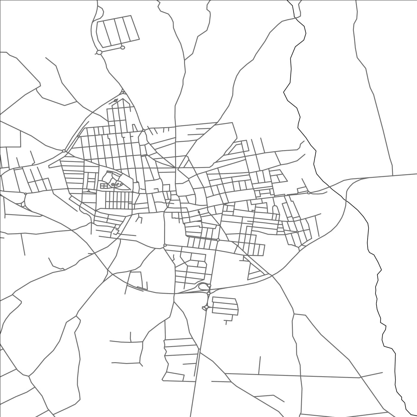 ROAD MAP OF PILAS, SPAIN BY MAPAKES