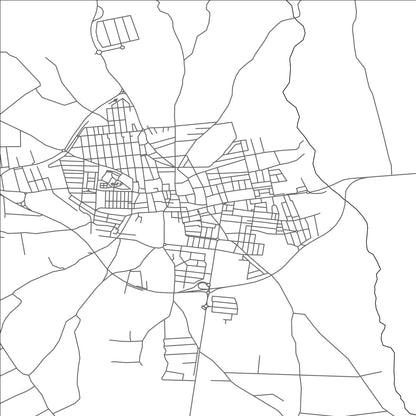 ROAD MAP OF PILAS, SPAIN BY MAPAKES