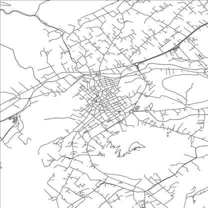 ROAD MAP OF POLLENSA, SPAIN BY MAPAKES