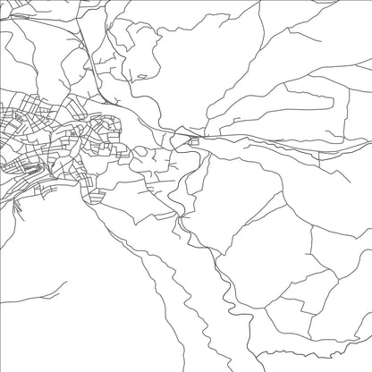 ROAD MAP OF PRIEGO DE CORDOBA, SPAIN BY MAPAKES