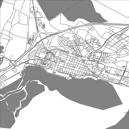 ROAD MAP OF PUERTO REAL, SPAIN BY MAPAKES