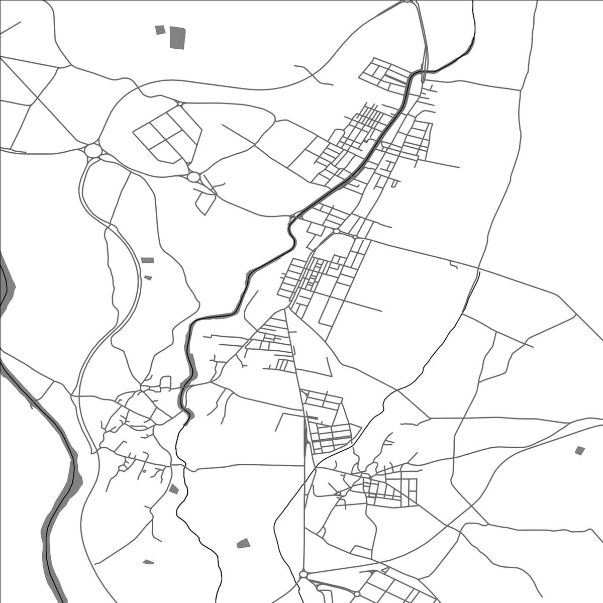 ROAD MAP OF PULPI, SPAIN BY MAPAKES