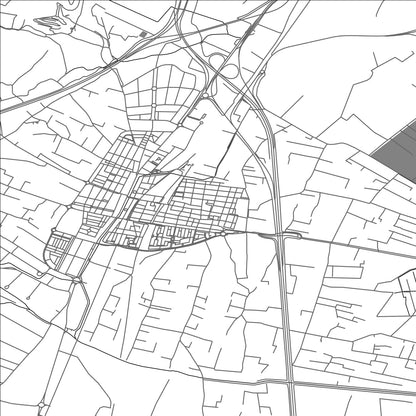 ROAD MAP OF PUZOL, SPAIN BY MAPAKES