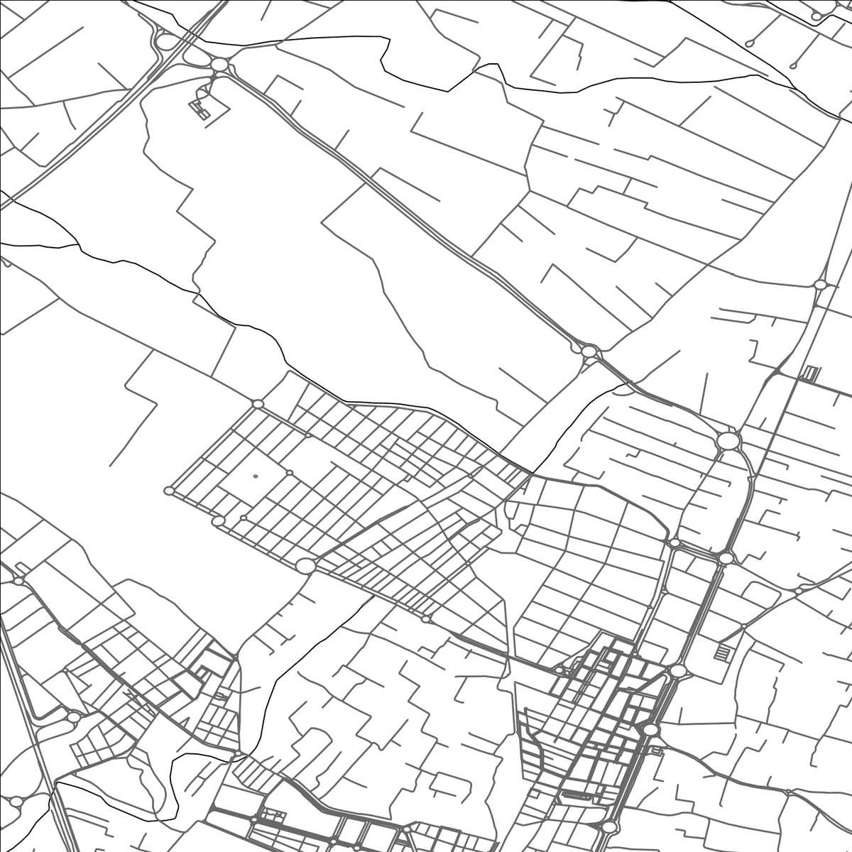 ROAD MAP OF RAFELBUNOL, SPAIN BY MAPAKES