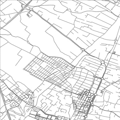 ROAD MAP OF RAFELBUNOL, SPAIN BY MAPAKES