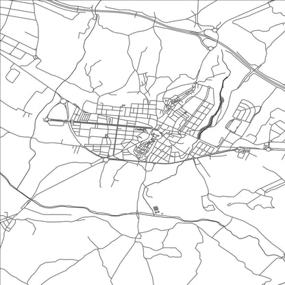 ROAD MAP OF REQUENA, SPAIN BY MAPAKES