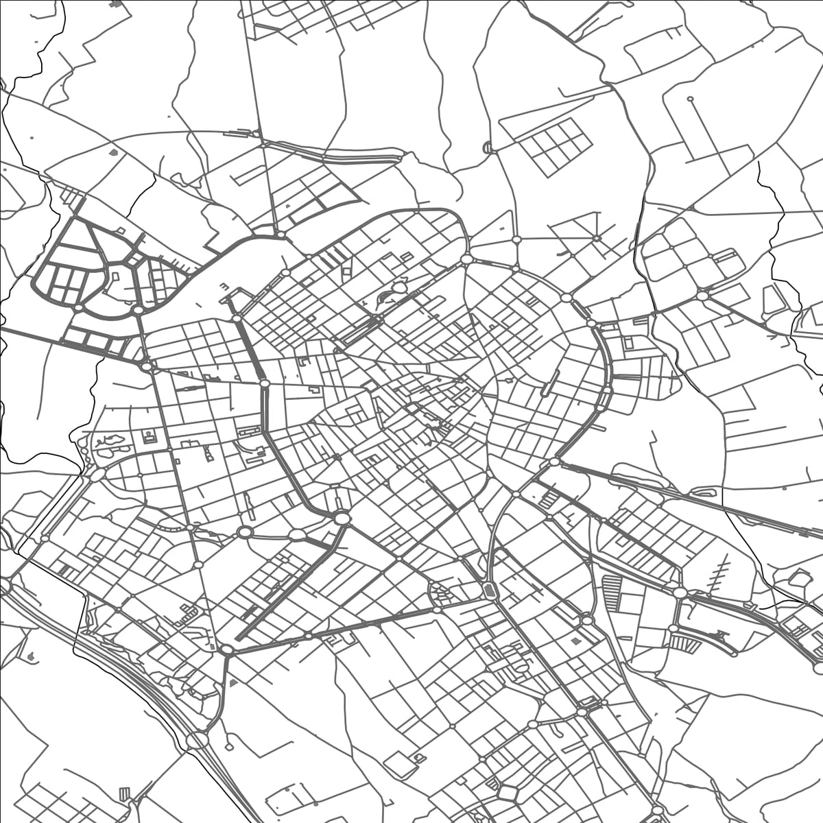 ROAD MAP OF REUS, SPAIN BY MAPAKES