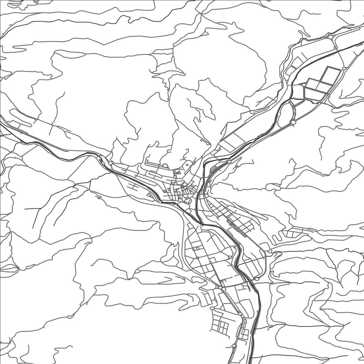 ROAD MAP OF RIPOLL, SPAIN BY MAPAKES