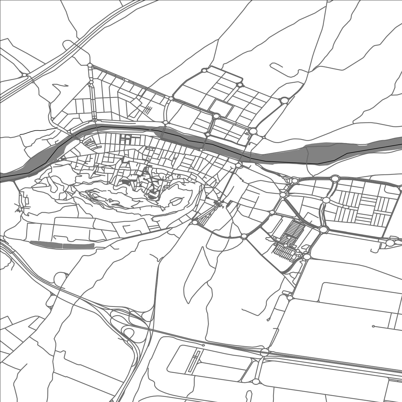 ROAD MAP OF SAGUNTO, SPAIN BY MAPAKES