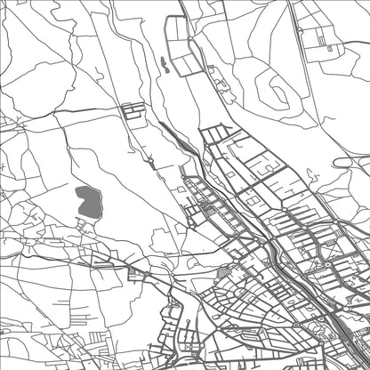 ROAD MAP OF SAN ANDRES DEL RABANEDO, SPAIN BY MAPAKES