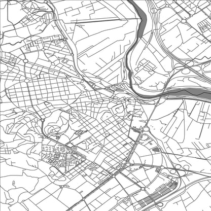 ROAD MAP OF SAN BAUDILIO DE LLOBREGAT, SPAIN BY MAPAKES