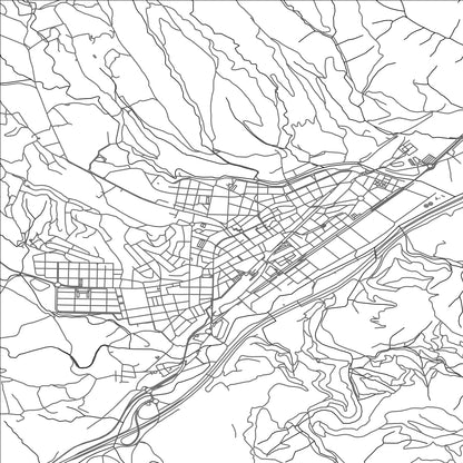 ROAD MAP OF SAN CELONI, SPAIN BY MAPAKES