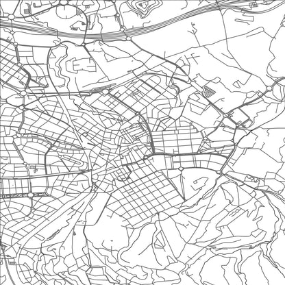 ROAD MAP OF SAN CUGAT DEL VALLES, SPAIN BY MAPAKES