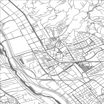 ROAD MAP OF SAN FELIU DE LLOBREGAT, SPAIN BY MAPAKES