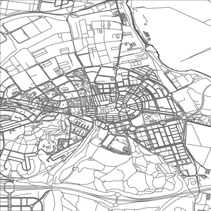 ROAD MAP OF SAN FERNANDO DE HENARES, SPAIN BY MAPAKES