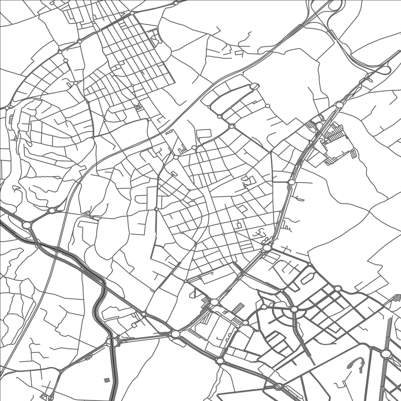 ROAD MAP OF SAN JUAN DE ALICANTE, SPAIN BY MAPAKES