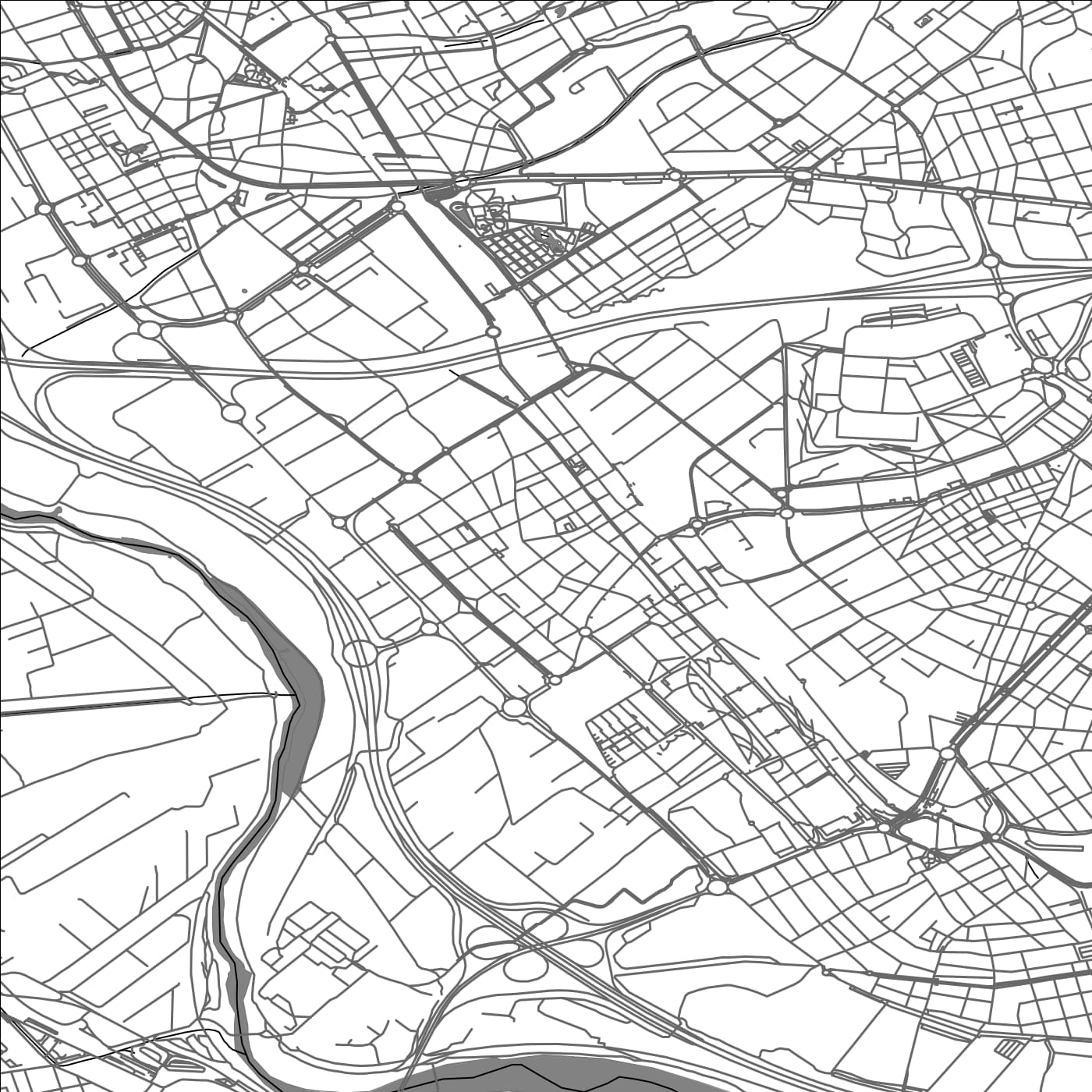 ROAD MAP OF SAN JUAN DESPI, SPAIN BY MAPAKES