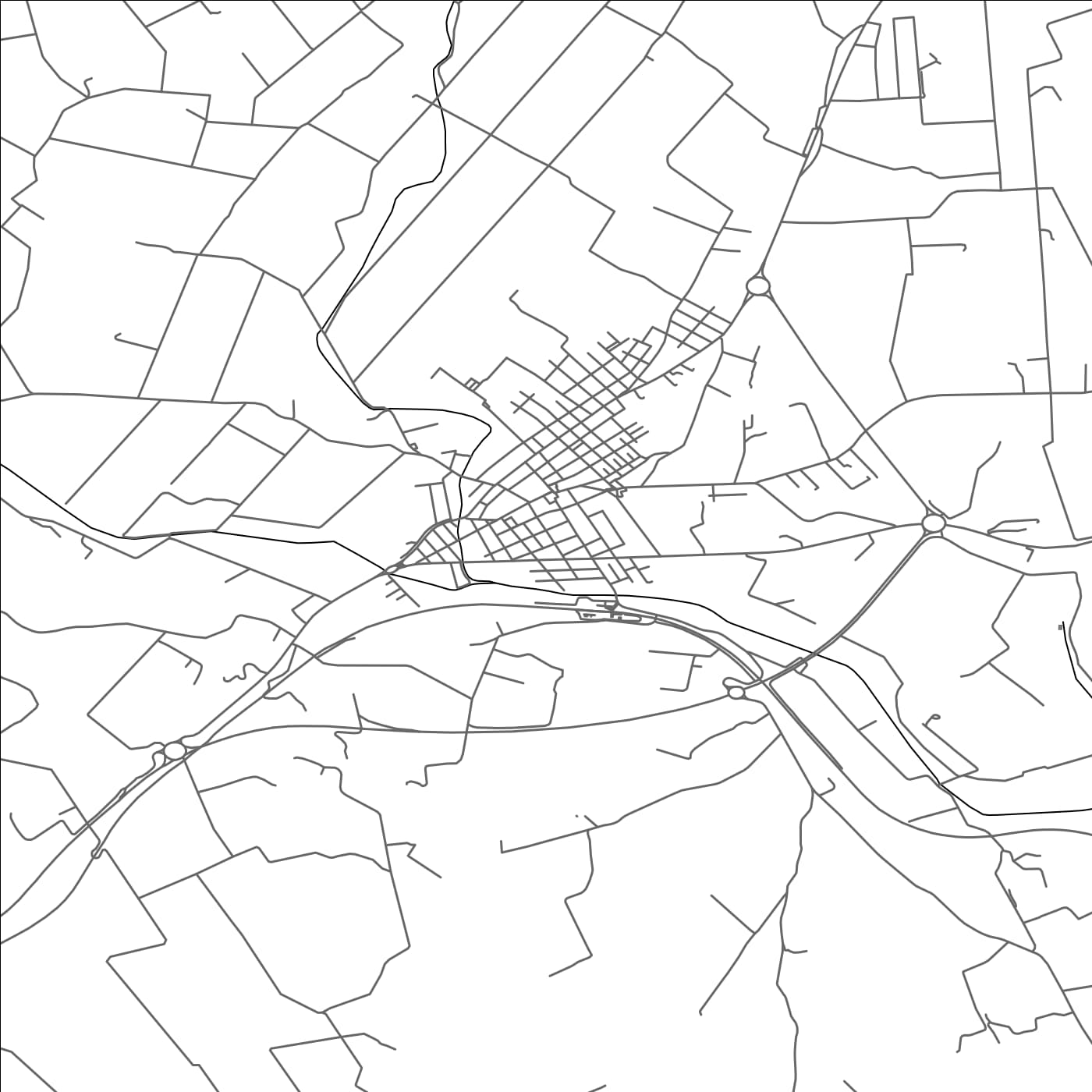 ROAD MAP OF SAN LORENZO DE DESCARDAZAR, SPAIN BY MAPAKES