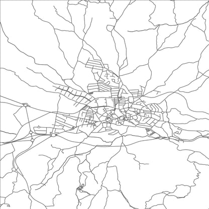 ROAD MAP OF SAN MARTIN DE VALDEIGLESIAS, SPAIN BY MAPAKES