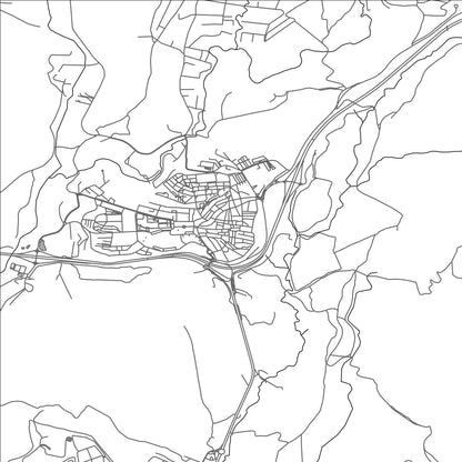 ROAD MAP OF SAN ROQUE, SPAIN BY MAPAKES