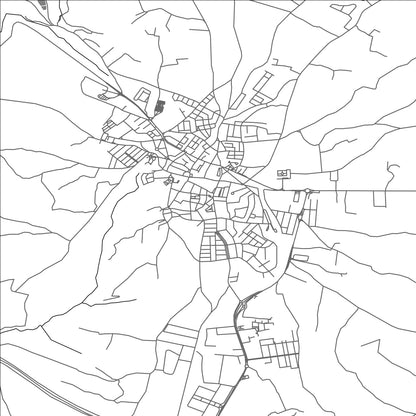 ROAD MAP OF SANLUCAR LA MAYOR, SPAIN BY MAPAKES