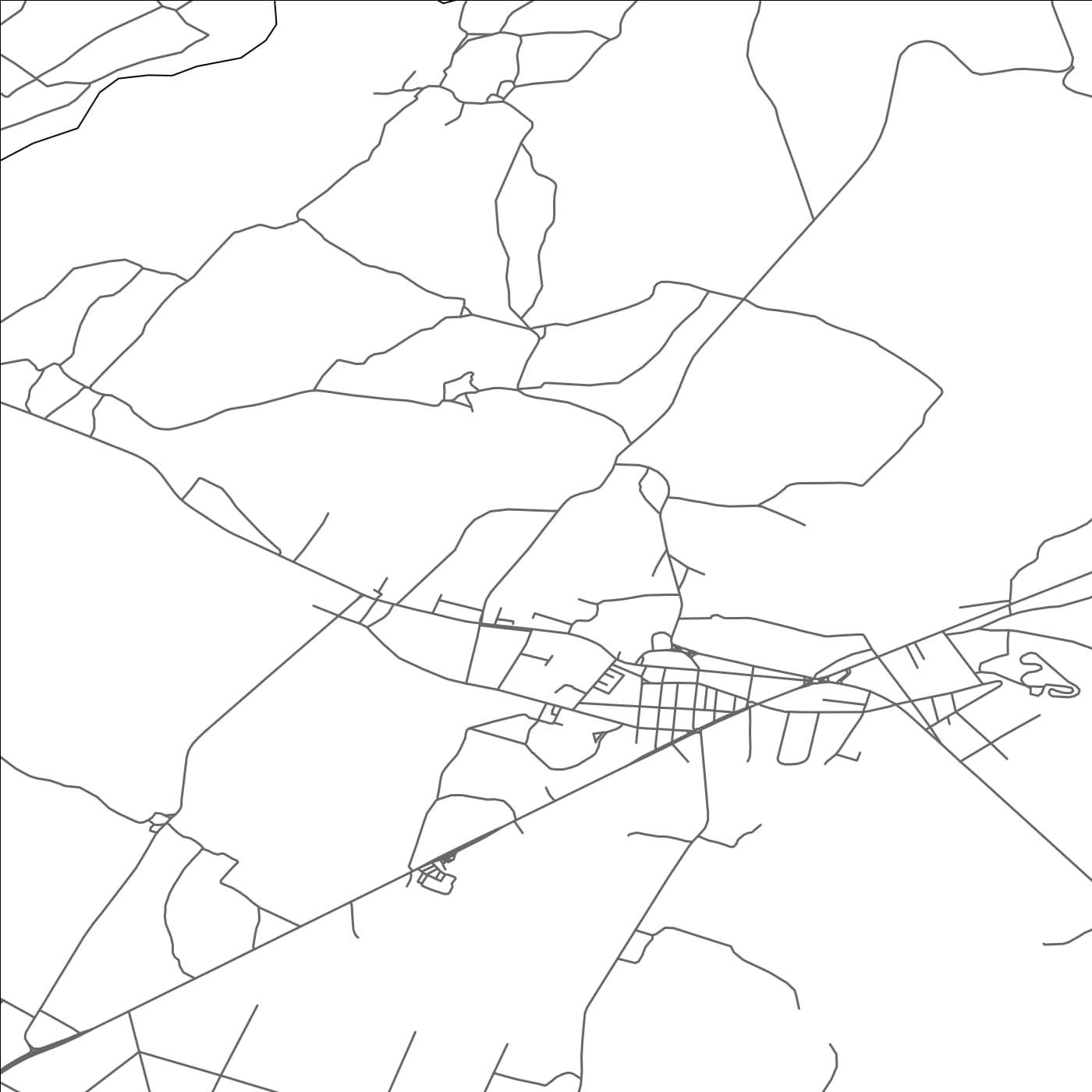 ROAD MAP OF SANTA COMBA, SPAIN BY MAPAKES