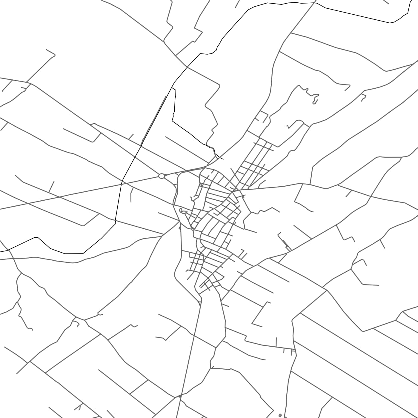 ROAD MAP OF SANTA MARGARITA, SPAIN BY MAPAKES