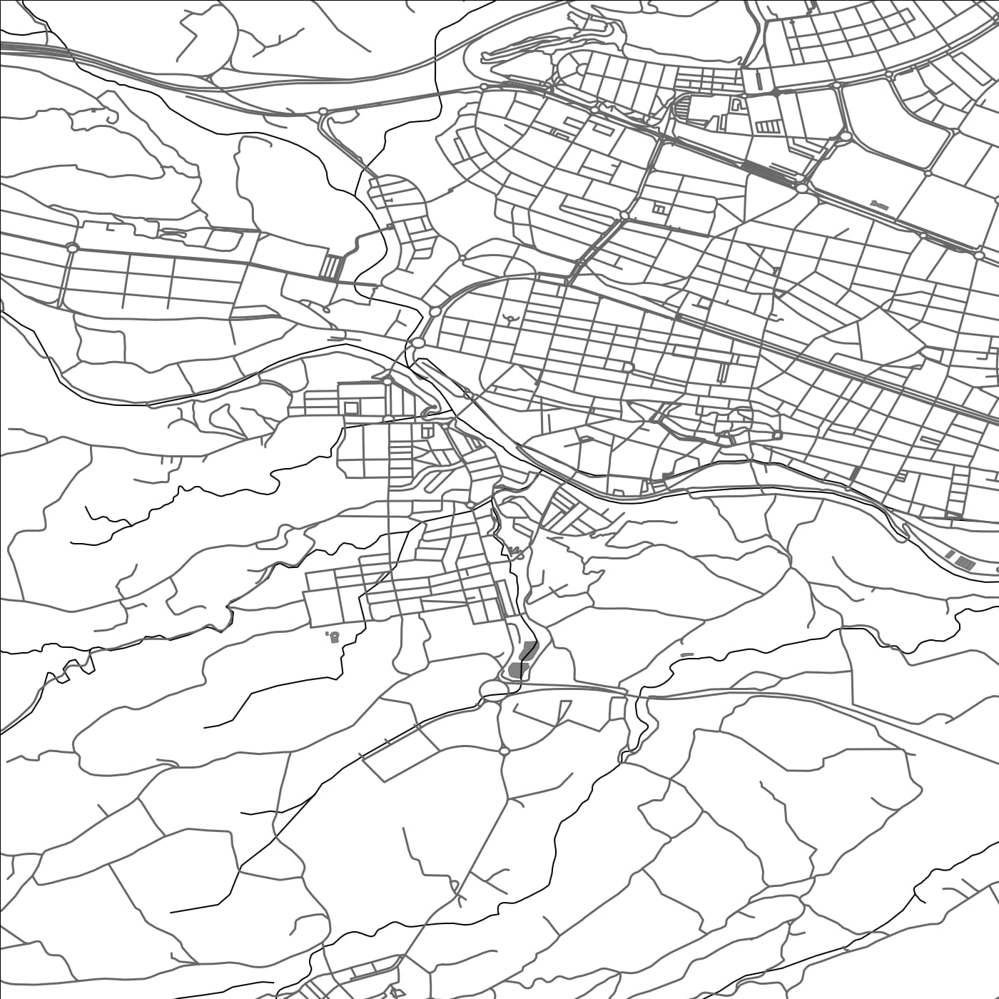 ROAD MAP OF SANTA MARGARITA DE MOMBUY, SPAIN BY MAPAKES