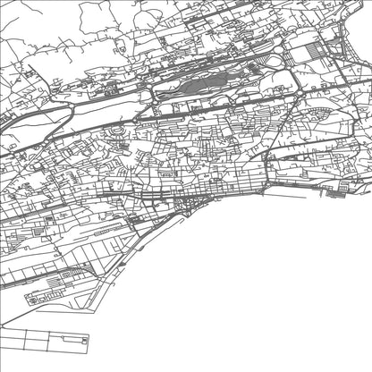 ROAD MAP OF SANTANDER, SPAIN BY MAPAKES