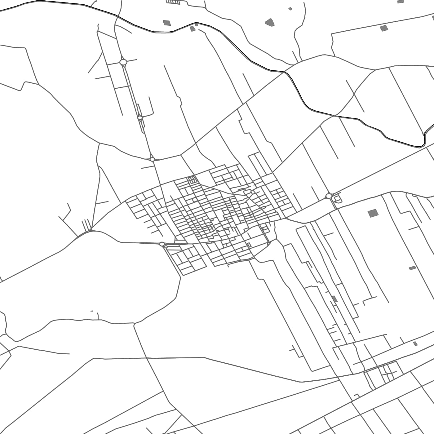 ROAD MAP OF SANTOMERA, SPAIN BY MAPAKES