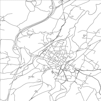 ROAD MAP OF SARRIA, SPAIN BY MAPAKES