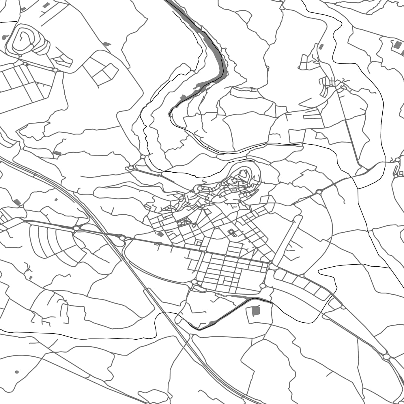 ROAD MAP OF SEGORBE, SPAIN BY MAPAKES