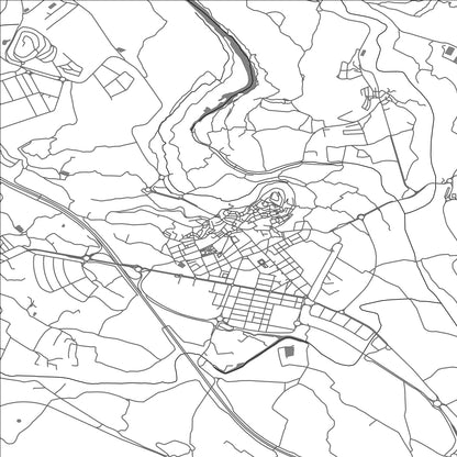 ROAD MAP OF SEGORBE, SPAIN BY MAPAKES