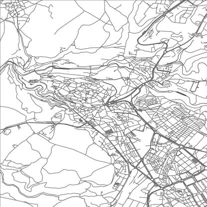 ROAD MAP OF SEGOVIA, SPAIN BY MAPAKES