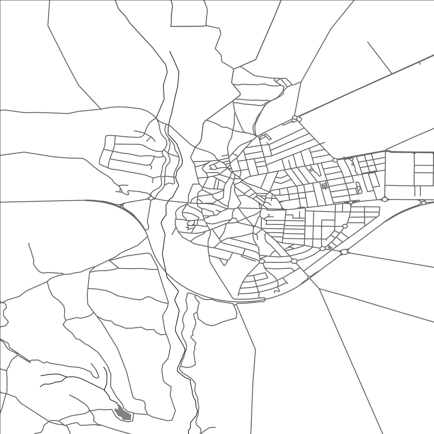 ROAD MAP OF SESENA, SPAIN BY MAPAKES