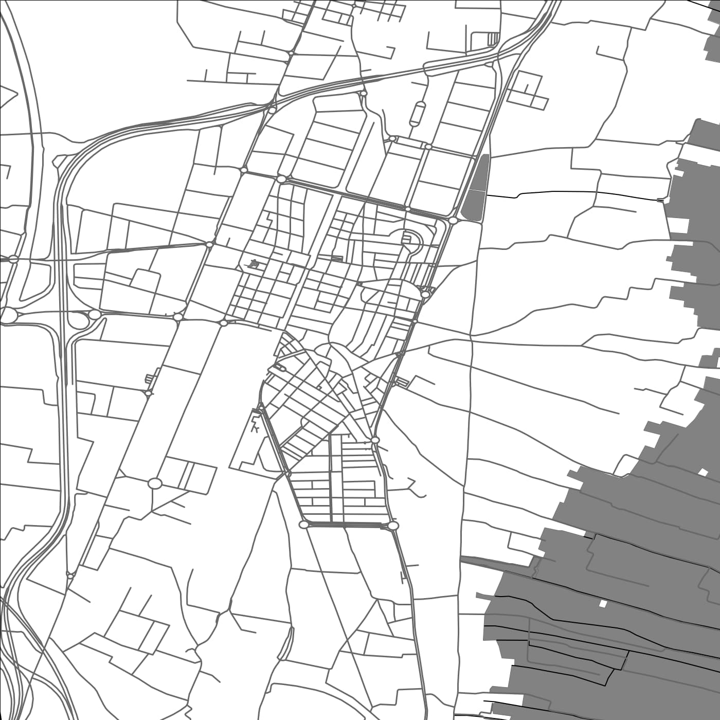 ROAD MAP OF SILLA, SPAIN BY MAPAKES