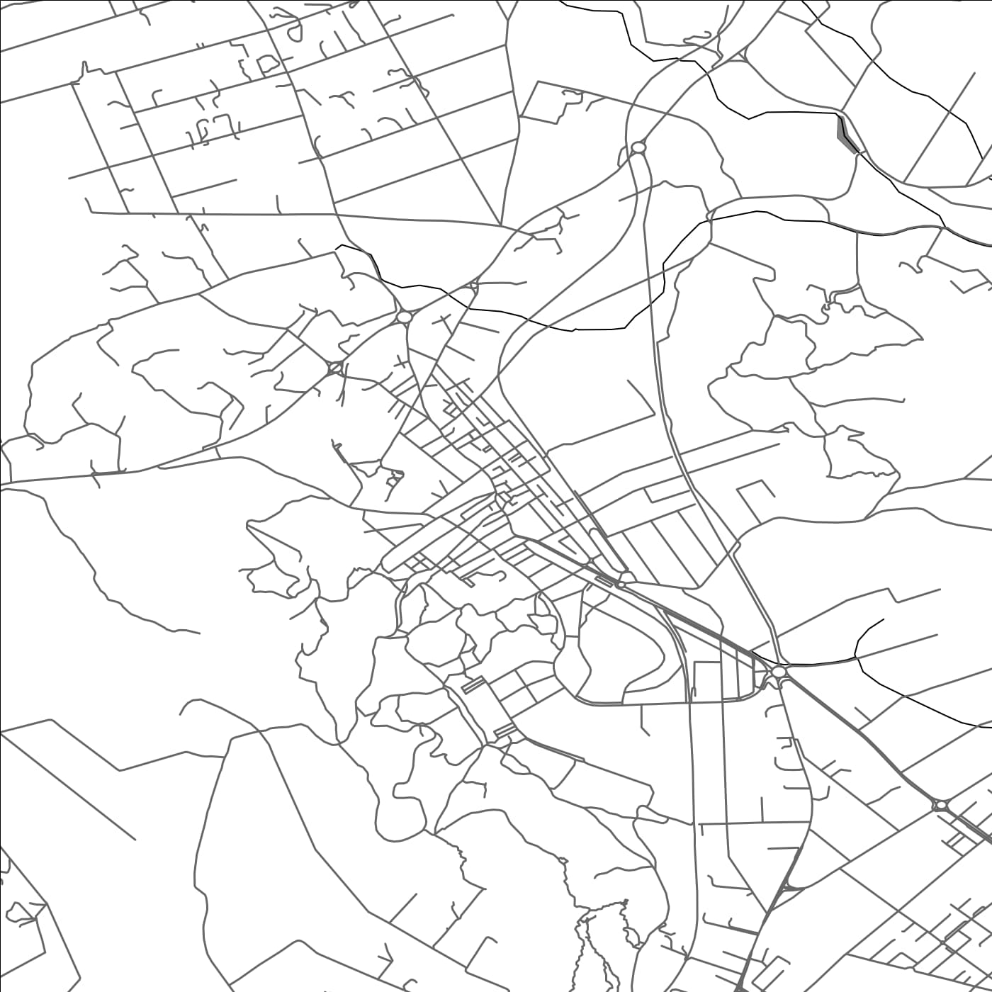 ROAD MAP OF SON SERVERA, SPAIN BY MAPAKES