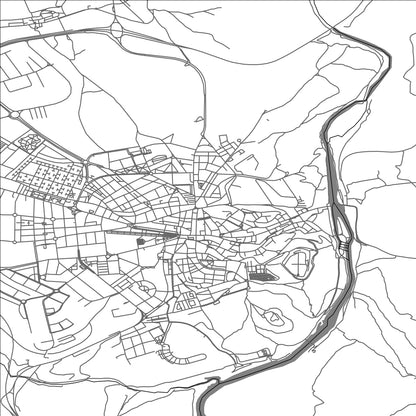 ROAD MAP OF SORIA, SPAIN BY MAPAKES