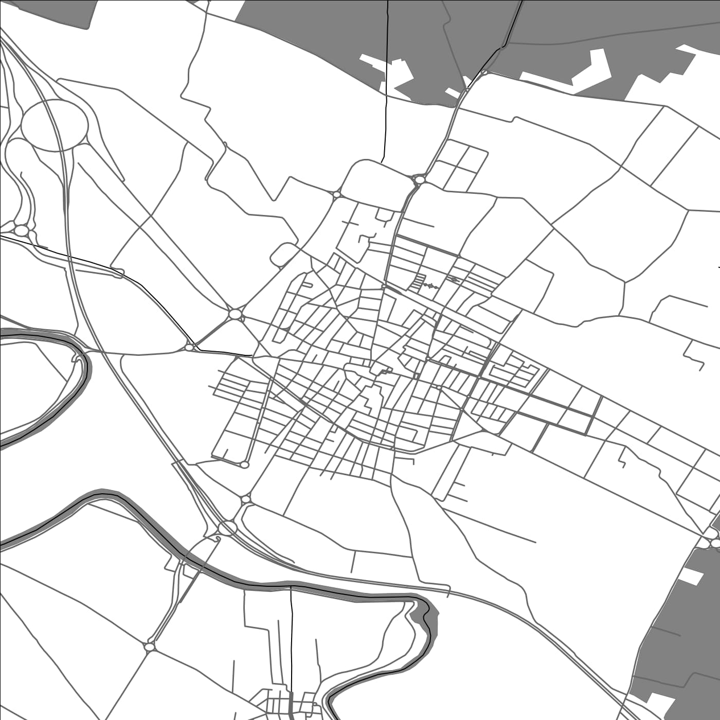 ROAD MAP OF SUECA, SPAIN BY MAPAKES