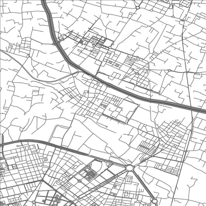 ROAD MAP OF TABERNES BLANQUES, SPAIN BY MAPAKES