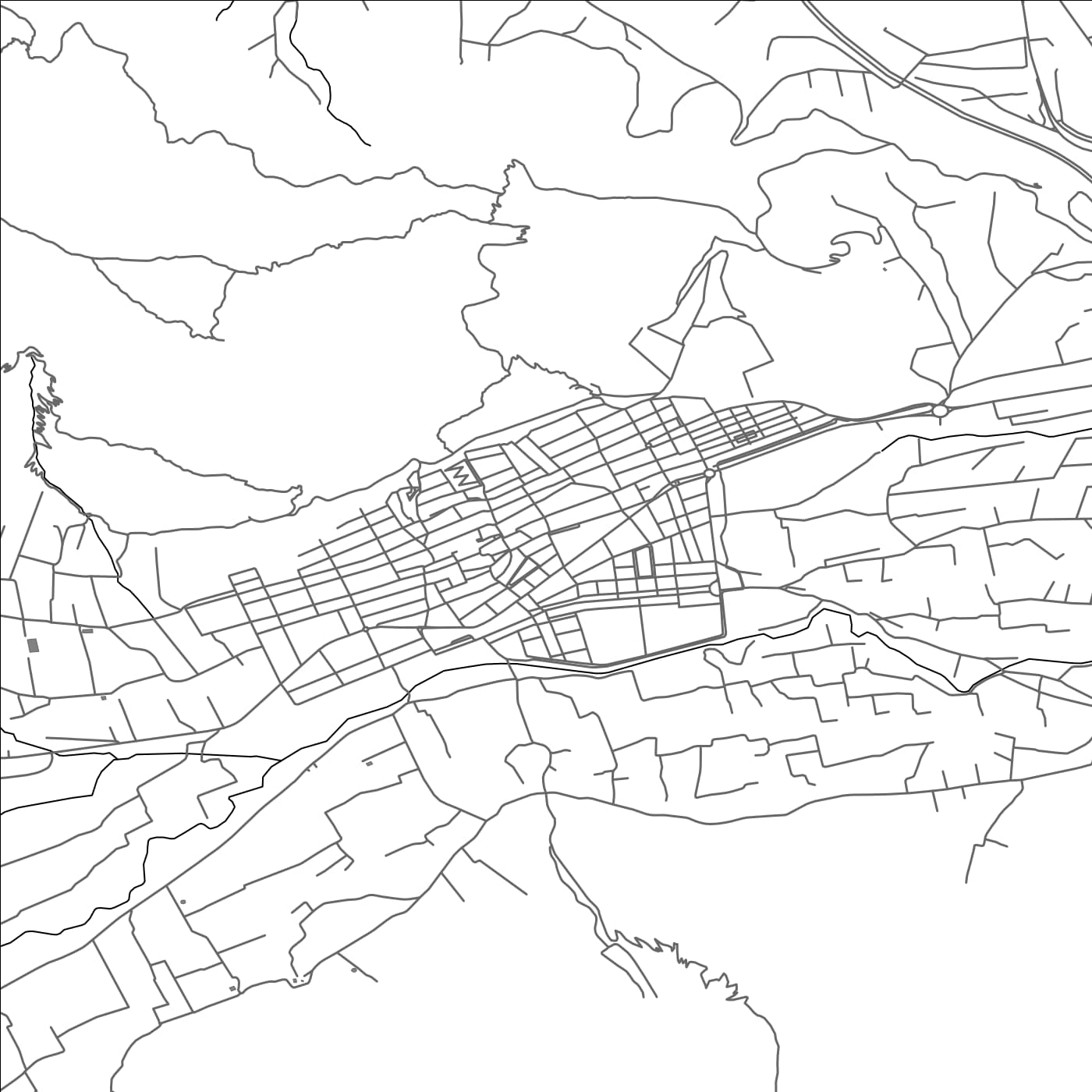 ROAD MAP OF TABERNES DE VALLDIGNA, SPAIN BY MAPAKES