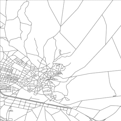 ROAD MAP OF TARANCON, SPAIN BY MAPAKES