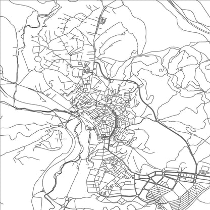 ROAD MAP OF TERUEL, SPAIN BY MAPAKES