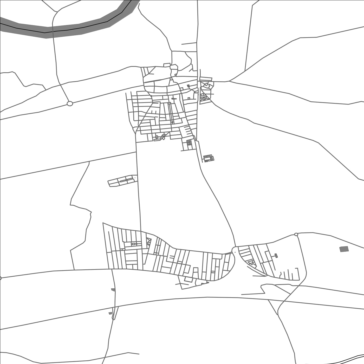 ROAD MAP OF TOCINA, SPAIN BY MAPAKES