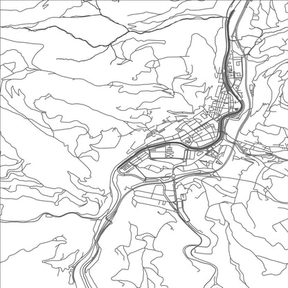 ROAD MAP OF TOLOSA, SPAIN BY MAPAKES